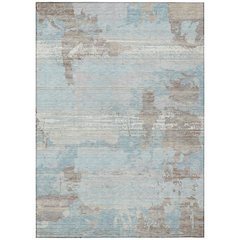 Machine Washable Indoor/Outdoor Chantille ACN2646 Blue 10' x 14' Rug