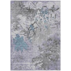 Machine Washable Indoor/Outdoor Chantille ACN2654 Purple 10' x 14' Rug