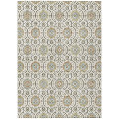 Machine Washable Indoor/Outdoor Chantille ACN2670 Ivory 10' x 14' Rug
