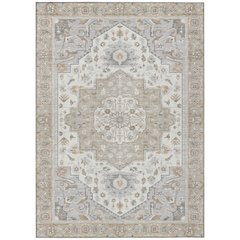 Machine Washable Indoor/Outdoor Chantille ACN2674 Brown 10' x 14' Rug