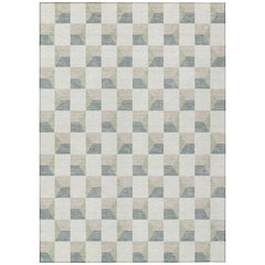 Machine Washable Indoor/Outdoor Chantille ACN2680 Green 10' x 14' Rug