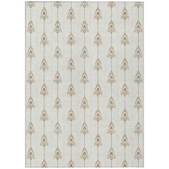 Machine Washable Indoor/Outdoor Chantille ACN2691 Ivory 10' x 14' Rug