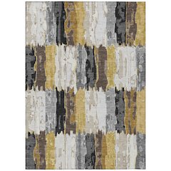 Machine Washable Indoor/Outdoor Chantille ACN2697 Gray 10' x 14' Rug