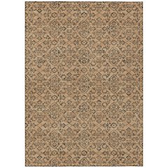 Machine Washable Indoor/Outdoor Chantille ACN2712 Orange 10' x 14' Rug