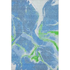 Premium Machine Washable Mayfield AMF1005 Denim 10' x 14' Rug