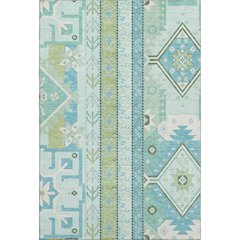 Premium Machine Washable Mayfield AMF1015 Mint 10' x 14' Rug