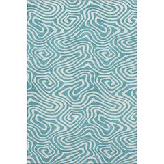 Premium Machine Washable Mayfield AMF1020 Teal 10' x 14' Rug