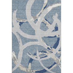 Premium Machine Washable Mayfield AMF1022 Denim 10' x 14' Rug
