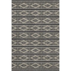 Premium Machine Washable Mayfield AMF1029 Black 10' x 14' Rug