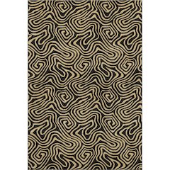 Premium Machine Washable Mayfield AMF1031 Black 10' x 14' Rug