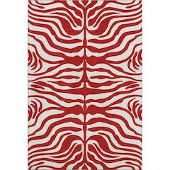 Premium Machine Washable Mayfield AMF1042 Red 10' x 14' Rug