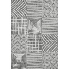 Premium Machine Washable Mayfield AMF1044 Charcoal 10' x 14' Rug