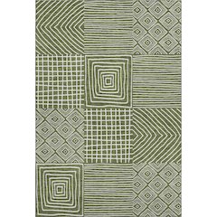 Premium Machine Washable Mayfield AMF1044 Olive 10' x 14' Rug