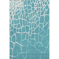 Premium Machine Washable Mayfield AMF1049 Teal 10' x 14' Rug