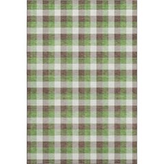 Premium Machine Washable Mayfield AMF1053 Brown 10' x 14' Rug
