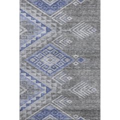 Premium Machine Washable Mayfield AMF1091 Pewter 10' x 14' Rug