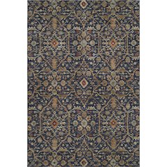 Premium Machine Washable Mayfield AMF1130 Navy 10' x 14' Rug