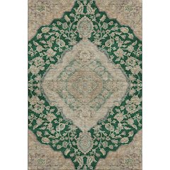 Premium Machine Washable Mayfield AMF1151 Emerald 10' x 14' Rug