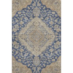 Premium Machine Washable Mayfield AMF1151 Navy 10' x 14' Rug
