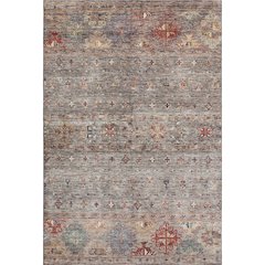 Premium Machine Washable Mayfield AMF1220 Gray 10' x 14' Rug