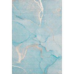 Premium Machine Washable Mayfield  Teal 10' x 14' Rug