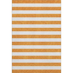 Premium Machine Washable Mayfield  Orange 10' x 14' Rug