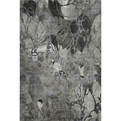Premium Machine Washable Mayfield  Gray 10' x 14' Rug
