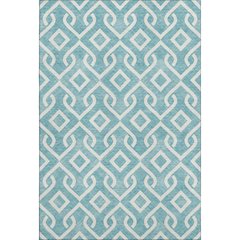 Premium Machine Washable Mayfield  Teal 10' x 14' Rug