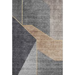 Premium Machine Washable Mayfield  Charcoal 10' x 14' Rug