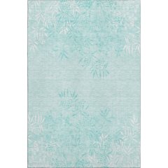 Premium Machine Washable Mayfield AMF673 Teal 10' x 14' Rug