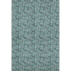 Premium Machine Washable Mayfield AMF692 Teal 10' x 14' Rug