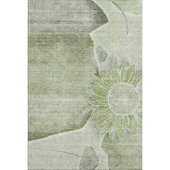 Premium Machine Washable Mayfield AMF700 Aloe 10' x 14' Rug