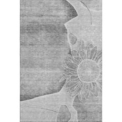 Premium Machine Washable Mayfield AMF700 Gray 10' x 14' Rug