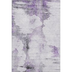 Premium Machine Washable Mayfield AMF710 Purple 10' x 14' Rug