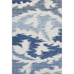 Premium Machine Washable Mayfield AMF746 Navy 10' x 14' Rug