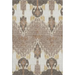 Premium Machine Washable Mayfield AMF748 Brown 10' x 14' Rug