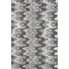 Premium Machine Washable Mayfield AMF750 Gray 10' x 14' Rug