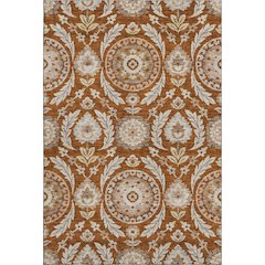 Premium Machine Washable Mayfield AMF751 Paprika 10' x 14' Rug