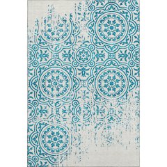 Premium Machine Washable Mayfield AMF758 Teal 10' x 14' Rug