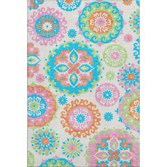 Premium Machine Washable Mayfield AMF763 White 10' x 14' Rug