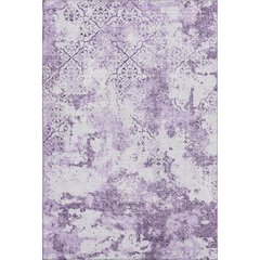 Premium Machine Washable Mayfield AMF769 Lavender 10' x 14' Rug