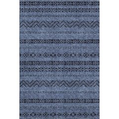 Premium Machine Washable Mayfield AMF803 Navy 10' x 14' Rug