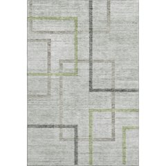 Premium Machine Washable Mayfield AMF826 Green 10' x 14' Rug