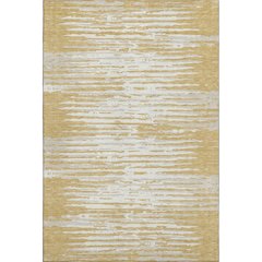 Premium Machine Washable Mayfield AMF888 Gold 10' x 14' Rug