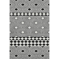 Premium Machine Washable Mayfield AMF898 Black 10' x 14' Rug
