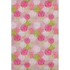 Premium Machine Washable Mayfield AMF908 Pink 10' x 14' Rug