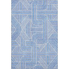 Premium Machine Washable Mayfield AMF917 Blue 10' x 14' Rug