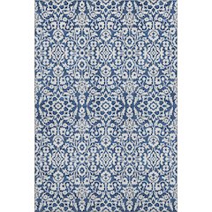 Premium Machine Washable Mayfield AMF920 Navy 10' x 14' Rug