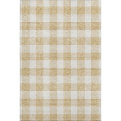 Premium Machine Washable Mayfield AMF923 Gold 10' x 14' Rug
