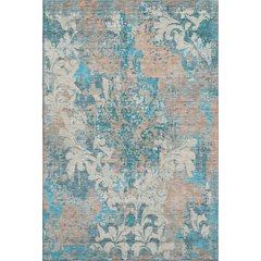 Premium Machine Washable Mayfield AMF936 Teal 10' x 14' Rug